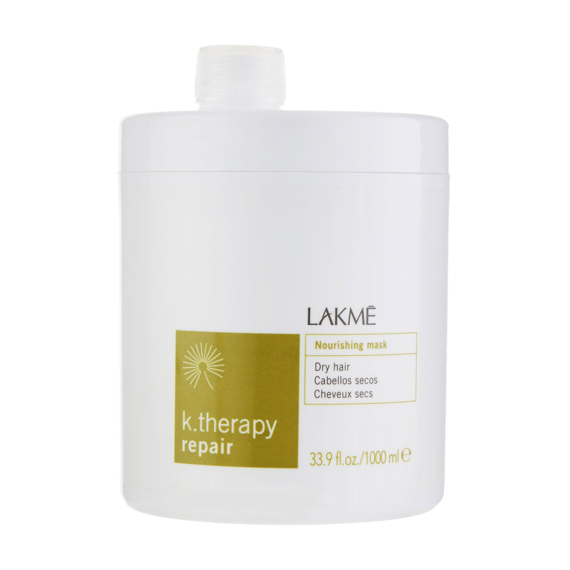Живильна маска для сухого, пошкодженого та ослабленого волосся Lakme K.Therapy Repair Nourishing Mask, 1 л